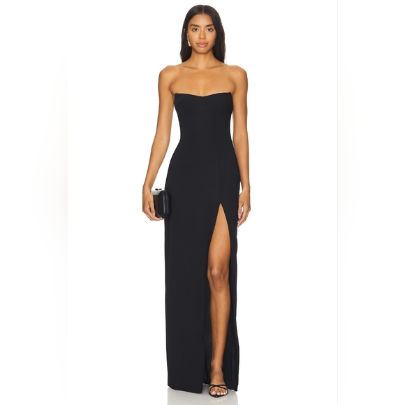 Amanda Uprichard Dresses & Skirts - NEW Amanda Uprichard X Revolve Black Strapless Ivy Gown | Size Medium